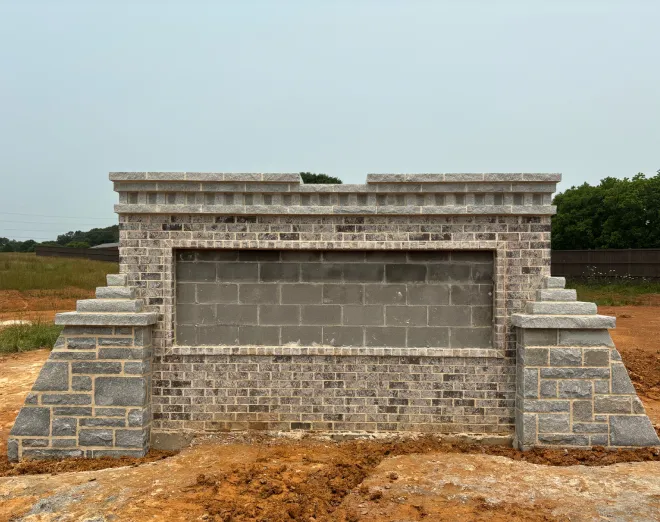 estate entrance stonework suwanee ga